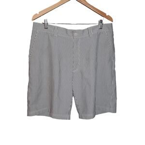 Grand Slam Mens Gingham Design Golf Shorts With Side Pockets Size 36